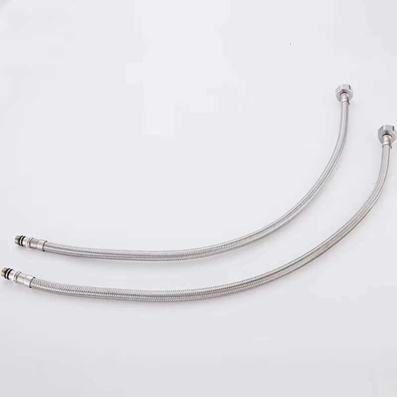 Bathro Hose Stainless Steel ible Water Pipe Kitchen 2 Pieces/Set Hot and Cold Water Tap Water Supply Pipe Hose G 1/2 G 3/8 Y251107