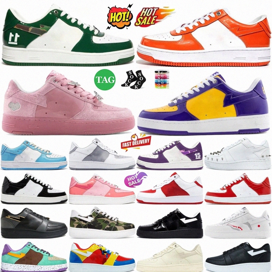 sk8 designer shoes sneakers shoe sta Triple White Purple Camo Blue Green Black University M2 Navy Grey Red Shark Pack Beige Sax PaJ5nU#