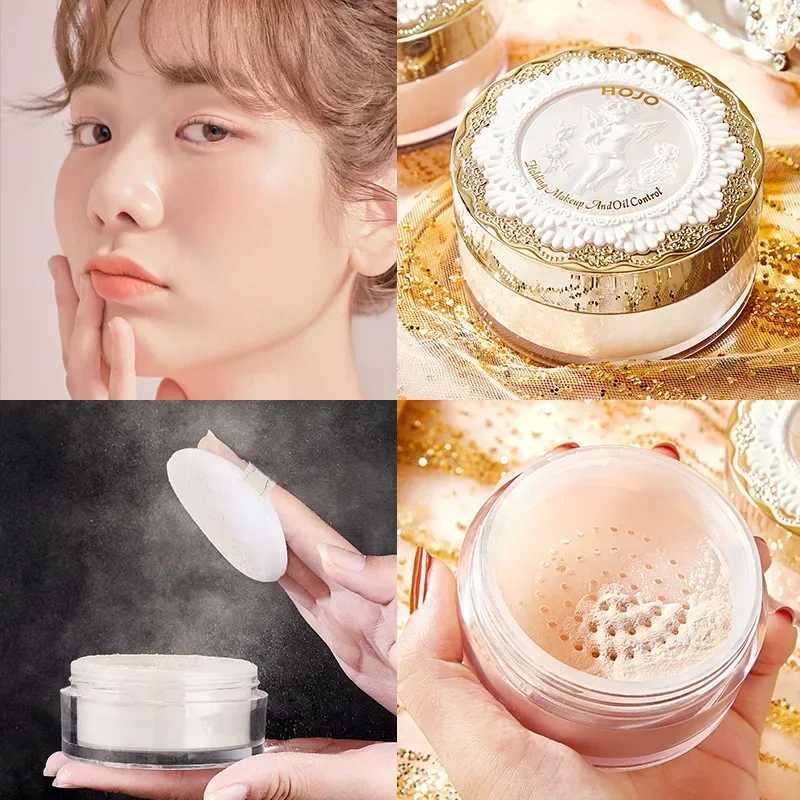 Hojo Angel Matte Transparent Facial Powder Oil Control Waterproof Brightness Durable Basic CosmeticsXJ250407