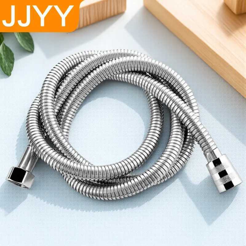 Stainless Steel Shower Hose 15M 2M ible Thick Silicone High Pressure Resistant Bathro Faucet Hose Y251107