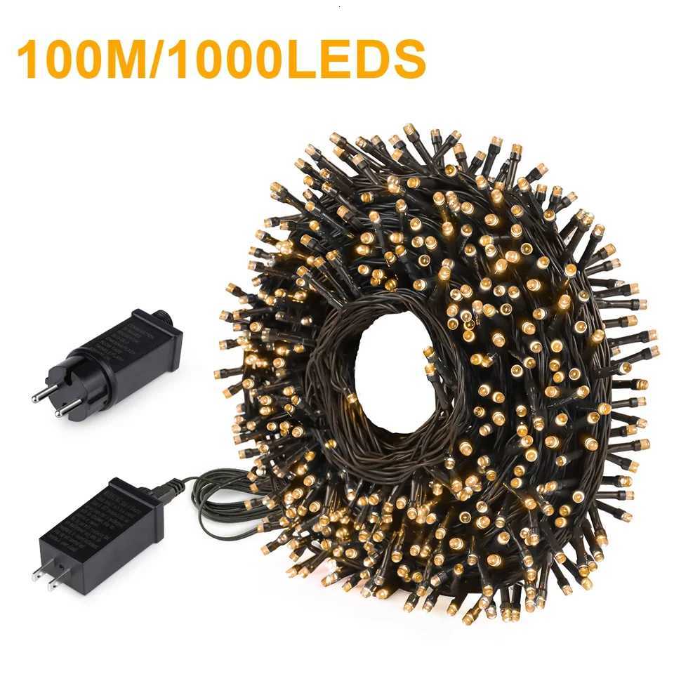 10M-100M Twinkle Star LED Fairy String Light Waterproof For Outdoor Garden Yard Lawn Chirstmas Tree Home Party Wedding Decor W251107