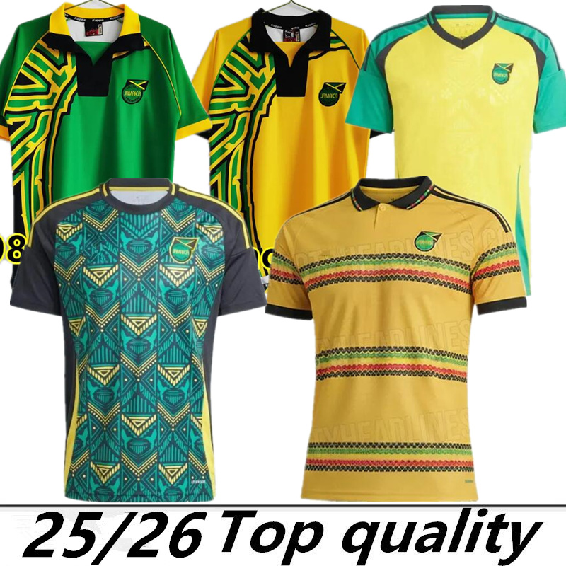 2026 World Cup Jamaica home soccer jerseys Bob Marley 2025 away football shirt EARLE BAILEY MORRISON LOWE WHITMORE DAWES SINCLAIRLOWE NICHOLSON Uniform retro