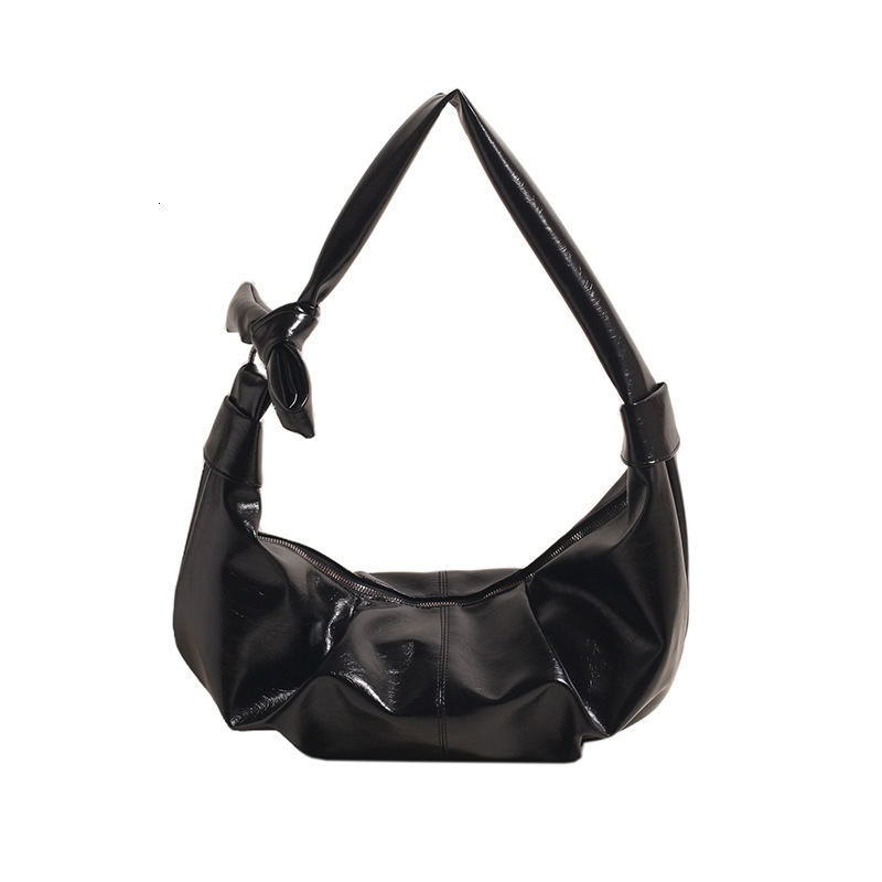 2025S Designer Women S Bag Underarm Women S Casual Versatile Single Shoulder Crossbody Large Capacity Soft Leather Pleated Niche Dumpling Bag