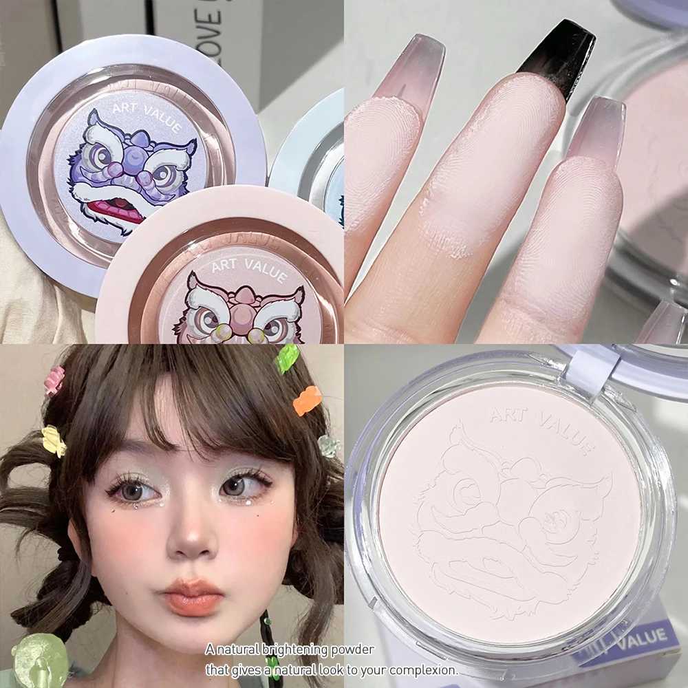 Matte oil control pressure powder waterproof moisturizing lasting facial makeup set powder bright concealer cosmeticsXJ250407