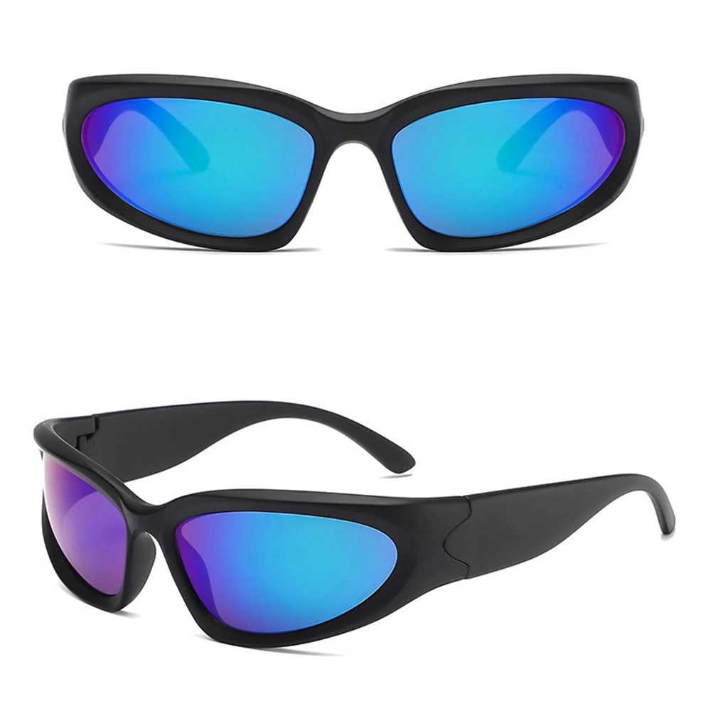 2023 New Polarized Punk Sunglasses Women Men Outdoor Sports Cycling Sun Glasses Vintage Driver Goggle Shades UV400 EyewearC250412