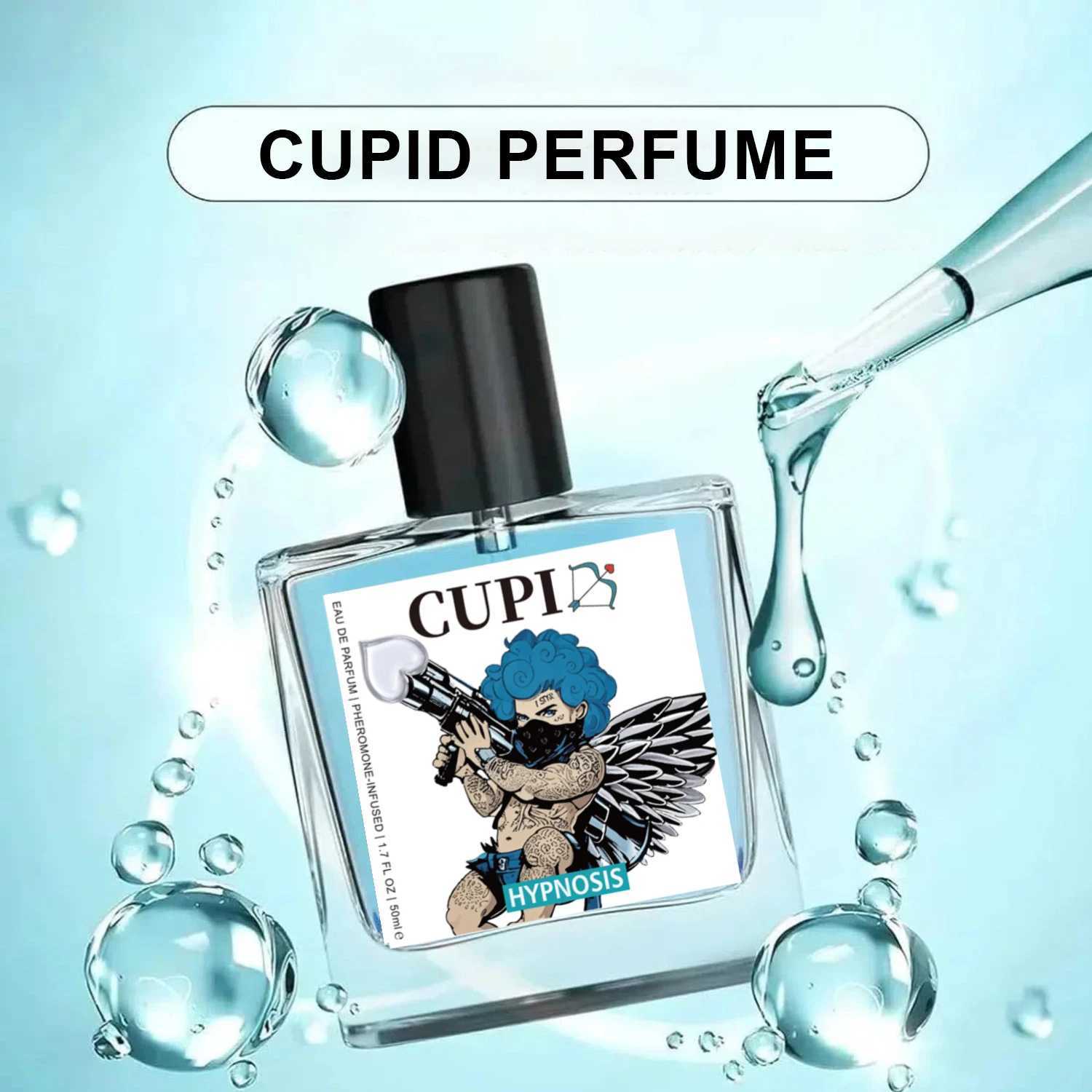 50ml Cupid Cologne Perfume Pheromone Cologne for Men Long Lasting Enhances Intimacy High Quality Hombre Perfume Attract Women C251107