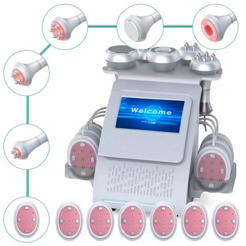 80k 6 in 1 Radiofrequency Skin Tightening Wrinkle Removal Body Contouring S Shape Cavi Machine