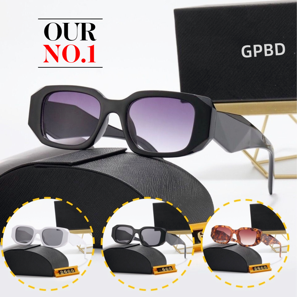 Fashion Designer Sunglasses Classic Eyeglasses Goggle Outdoor Beach Sun Glasses For Man Woman 7 Color Optional Triangular signature