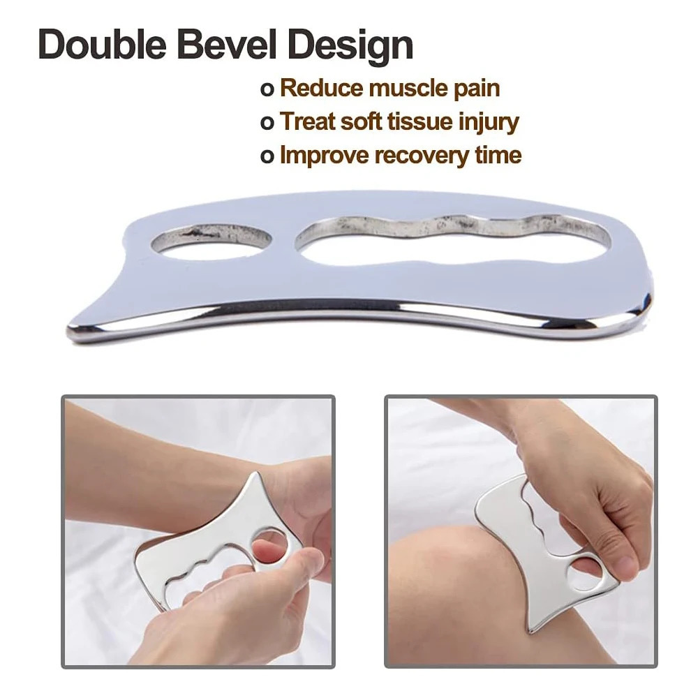 Stainless Steel Gua Sha Scraping Massage Tool IASTM Tool for Back Legs Arms Scraper Anti-cellulite Muscle Massage Relaxation 250328