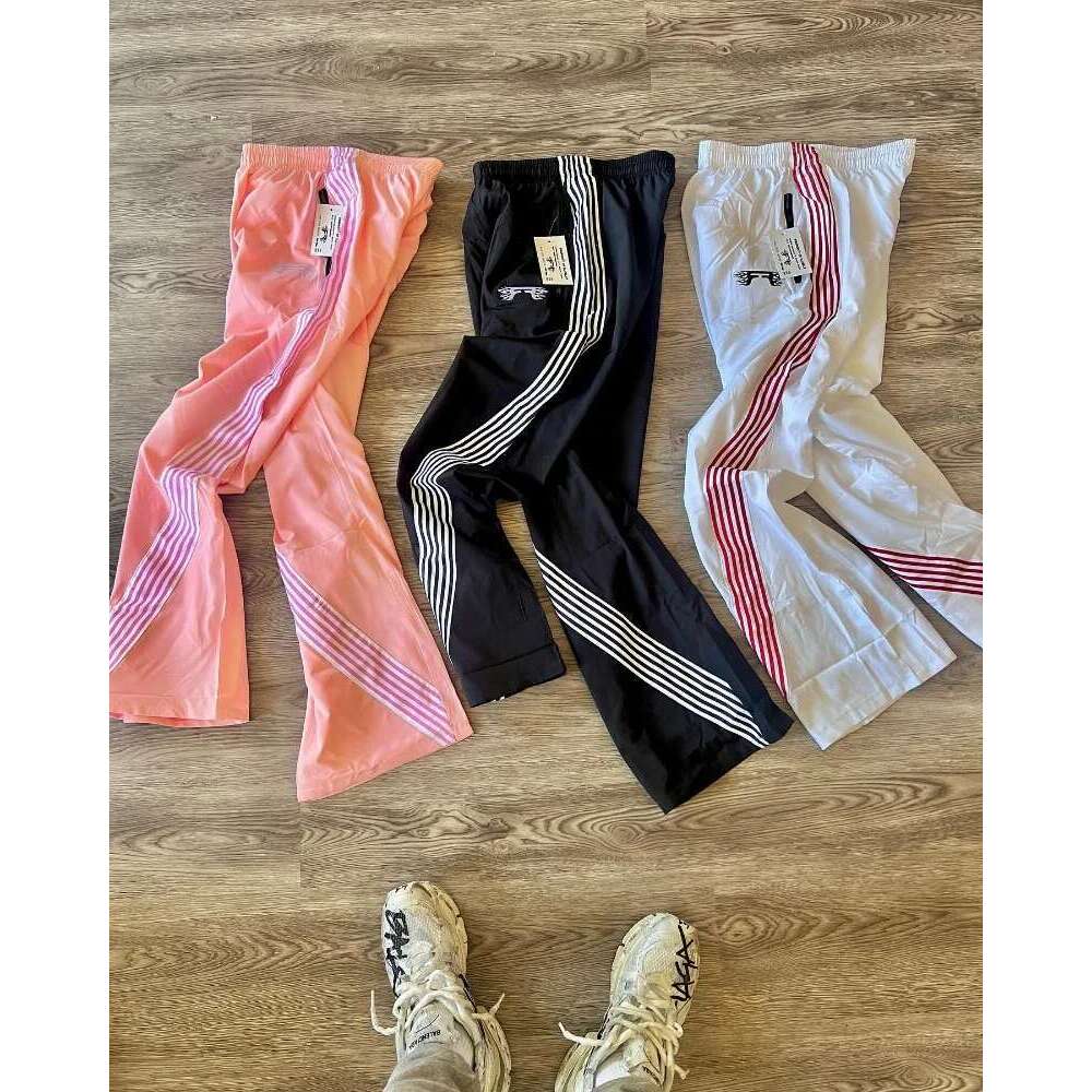hoodie Women's Wear American Retro Trend Striped Stretch Waist Women Nine Point Y2k Haruku Fashion Loose Casual Couple Sports Wide Leg Pants jack