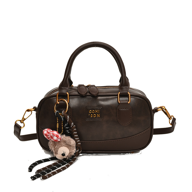2025S Designer Women S Bag Fashion Handbag For Women Autumn Winter Bowling Stylish Contrasting Color Small Square Bag High End Crossbody Bag