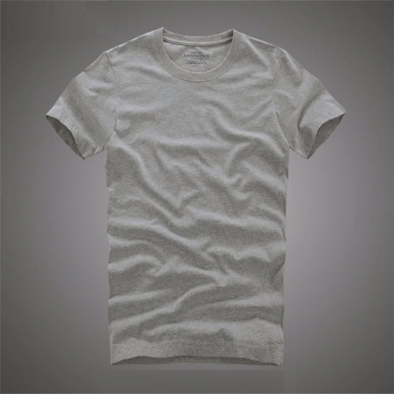 Men Tshirt 100% Cotton Solid Color O-Neck Short Sleeve T shirt Male High Quality Tops Soft Clothing 250401