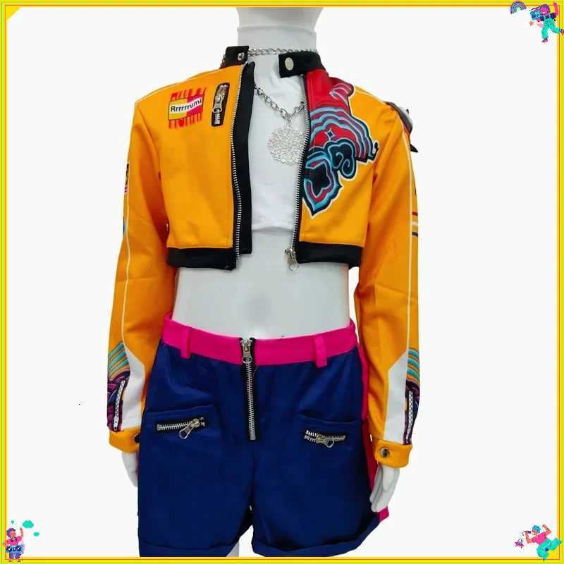 Halloween CHIldren Zoey Mira Rumi Cosplay Costume Carnival K-Pop Hunters girl Group Idol Role Play Dress Up K251107