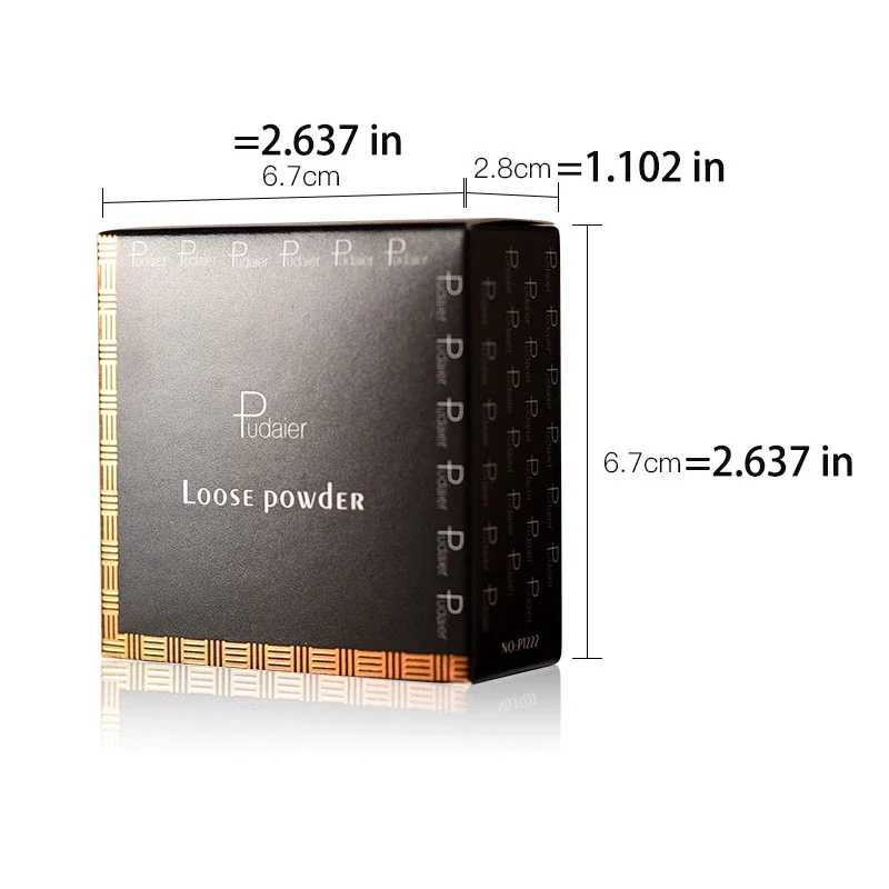 Loose makeup powder matt mineral oil control long-lasting facial concealer bronze finish for black skinXJ250407