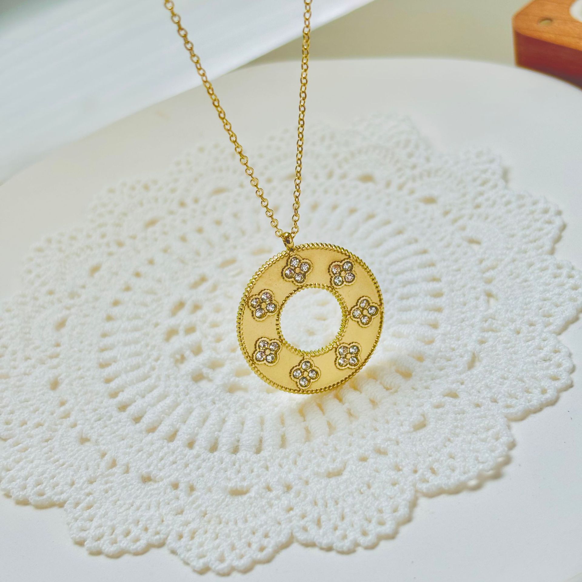 Designer Necklace For Women's Necklace Stainless Steel Earring Bracelet Rings Collection Personality Simple Style Luxury Fashion Necklace K300