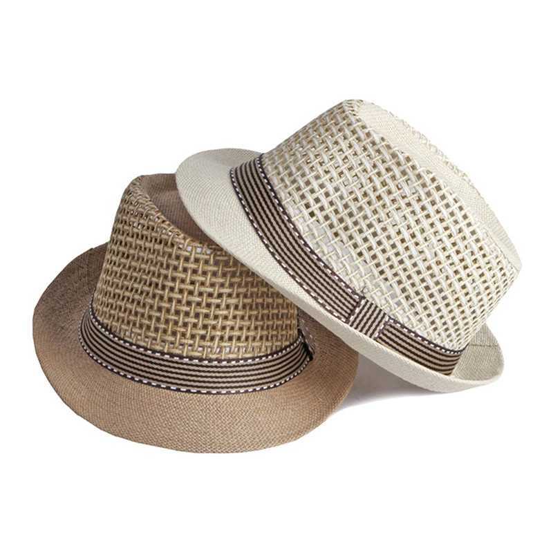 Straw Hats Fe Hat Panama s Dey Trilby Hat Summer Straw Sun Hats Adt Men Mens Bowr Breathab Sunhat Beach sC250407
