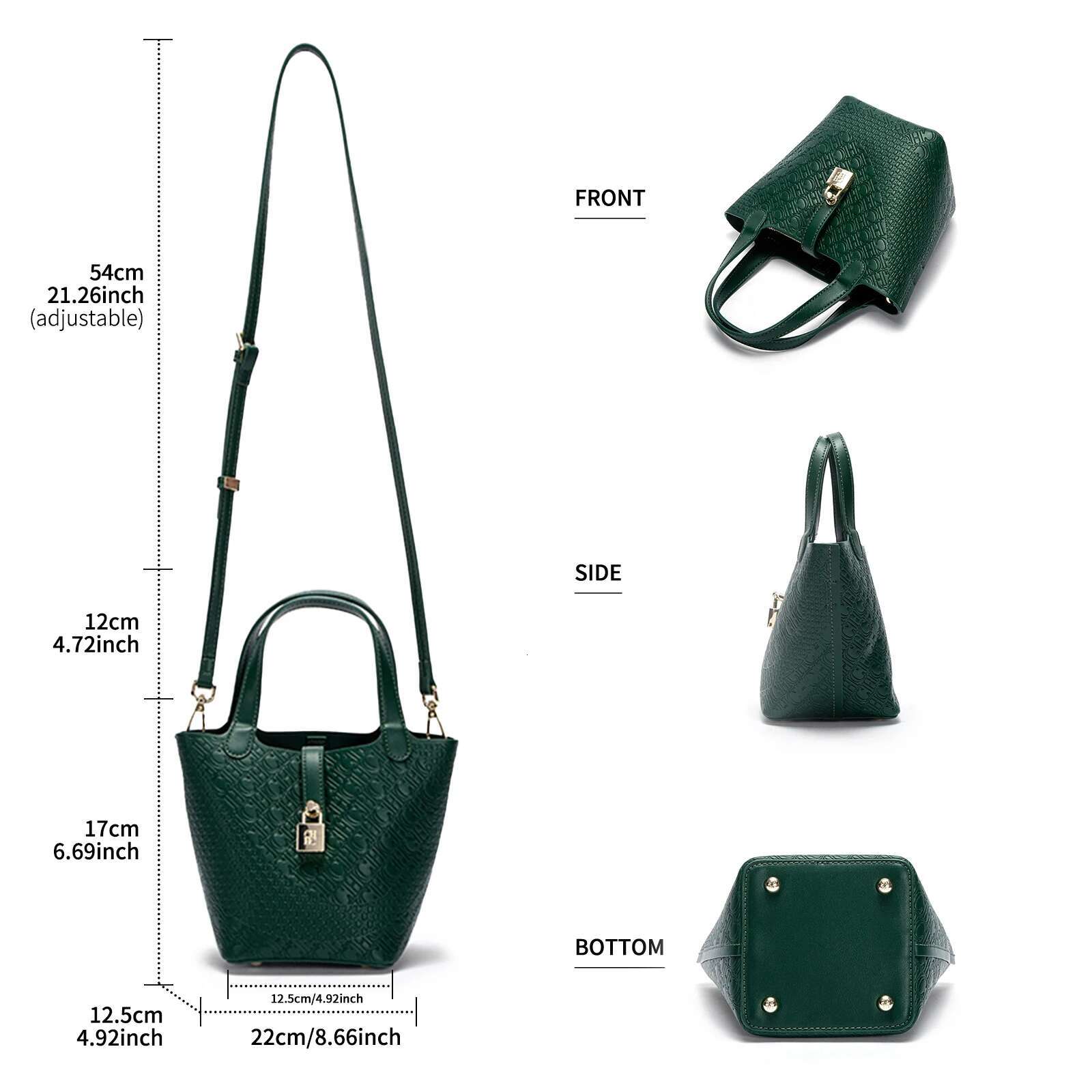 CHCH Women's Medium Shoulder Bag, Emed PU Handbag For Casual Fashion