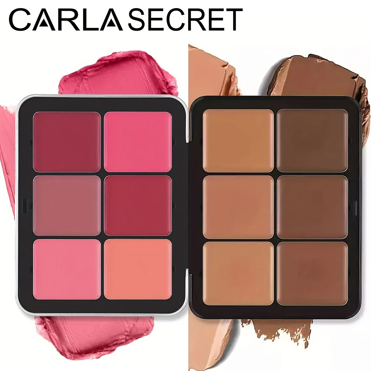 12 Color Gradient and powder blusher Palette Matte Highlight Outline Makeup 250325