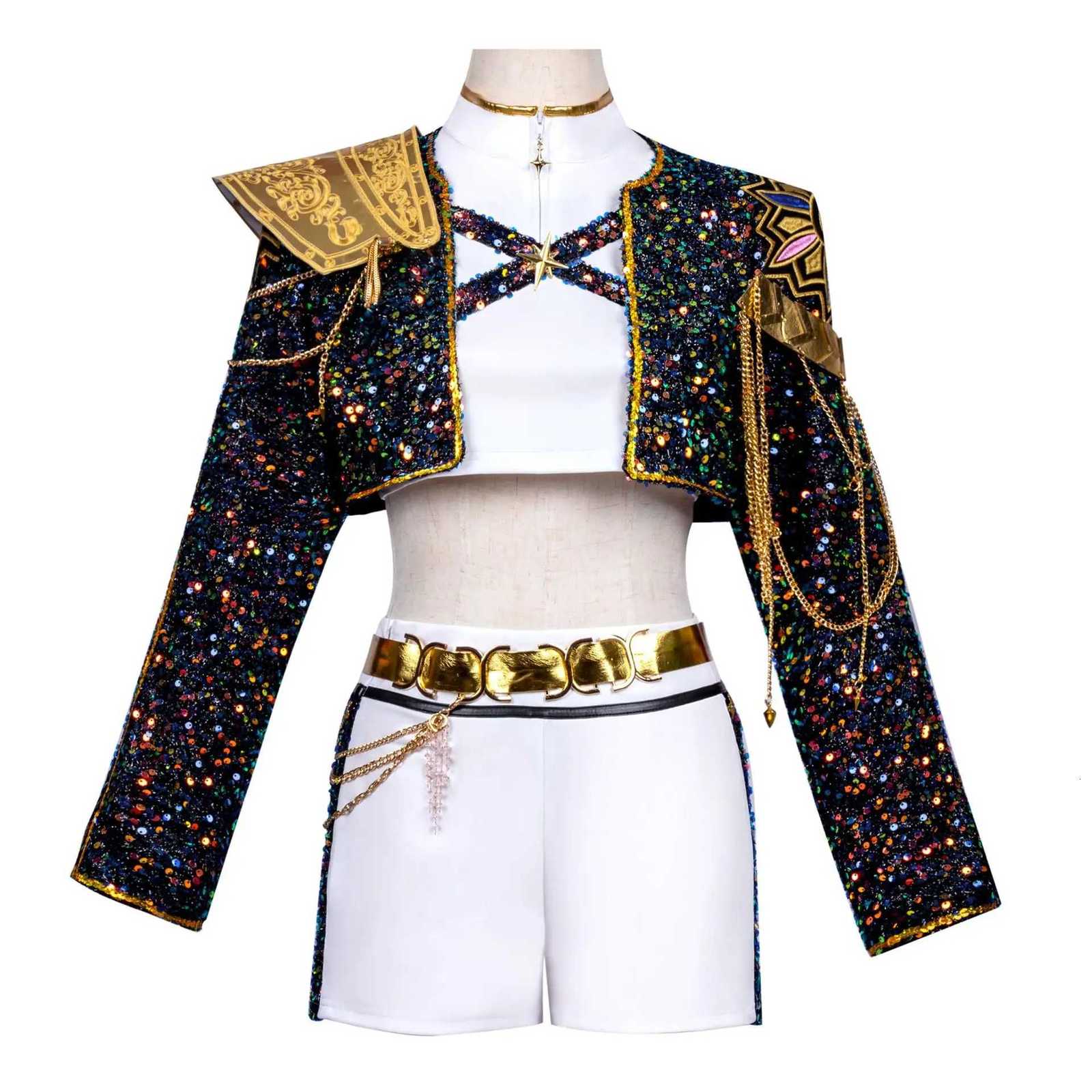 Anime KPop Demon Hunters Rumi Mira Zoey Cosplay Costume Uniform Halloween Carnival Party Christmas Play Role Clothes Clothing W251107