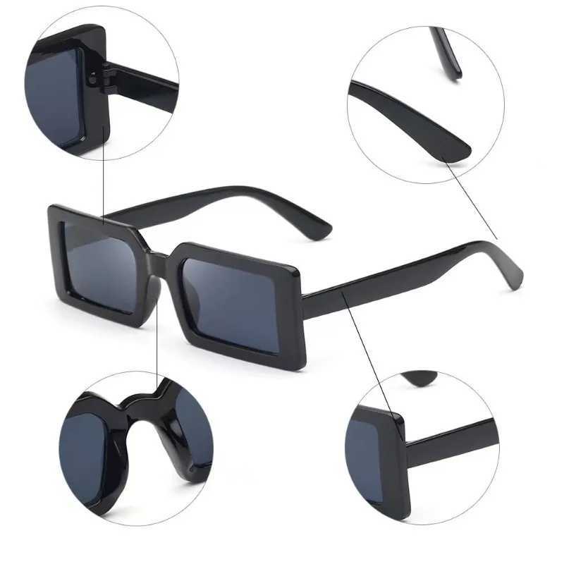 New Womens Small Frame Sunglasses Women Fashion Jelly Color Square Sun Glasses Outdoor Travel Trend Eyewear UV400 Oculos De SolC250411
