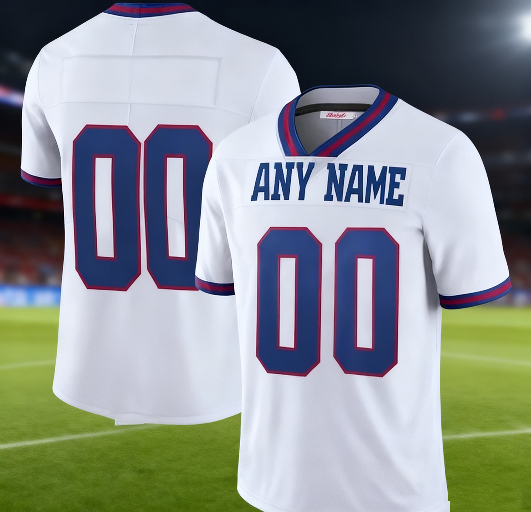 Famous New York Football jerseys with embroidered men women youth customized #1 Nabers #0 Burns #10 Manning