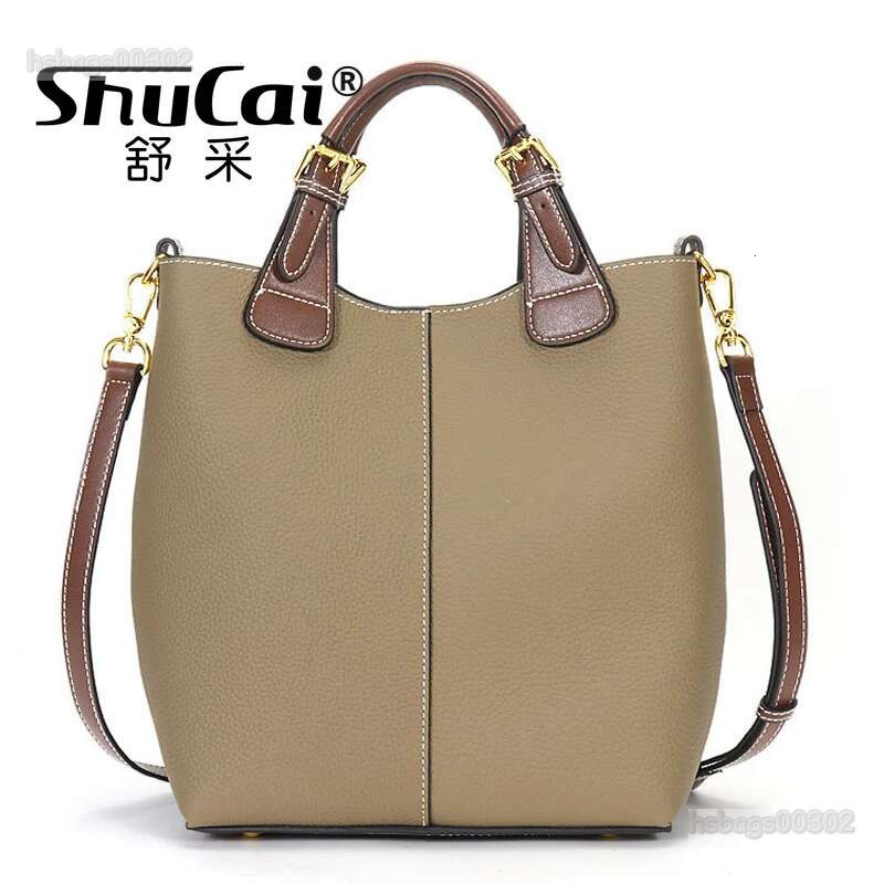 Genuine Leather Women's Designer Bags Single Shoulder Crossbody Ladies Tote Large Bag For Women