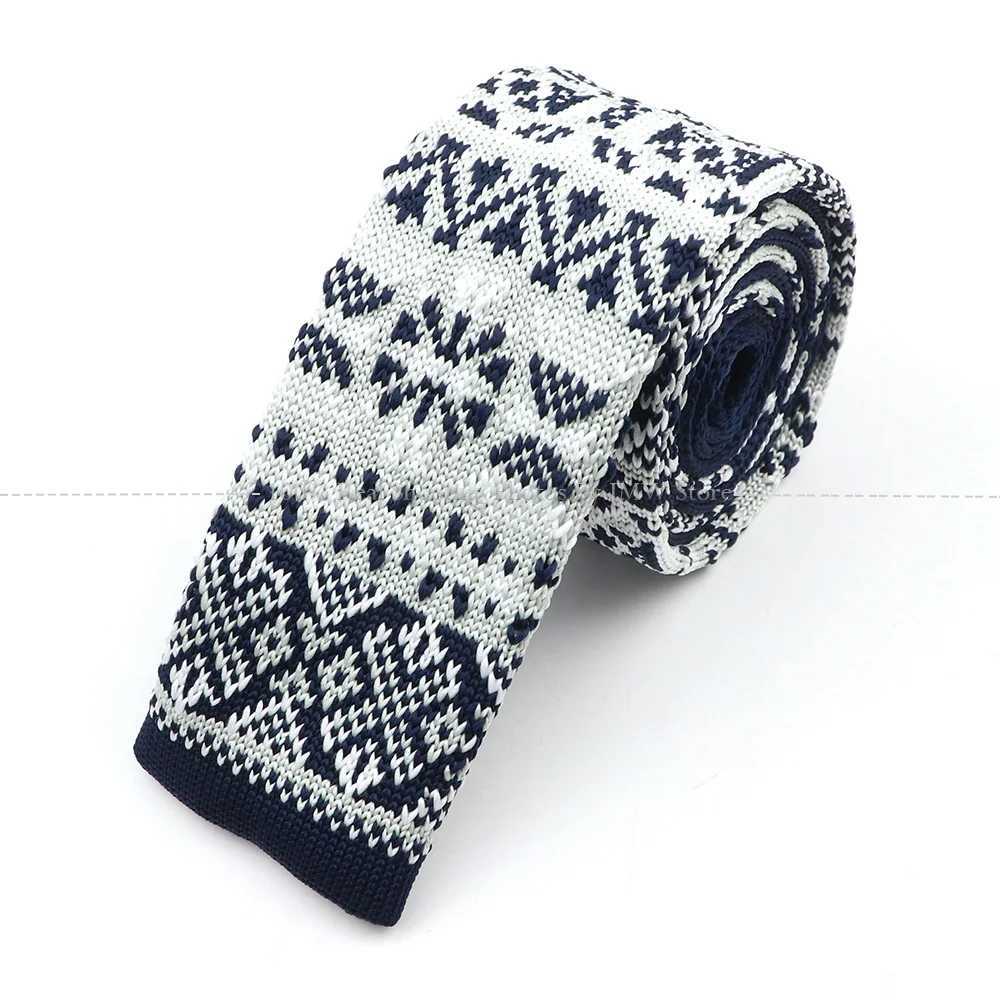 Fashion Mens Floral Knit Knitted Tie Colourf Tie Necktie Print Striped Narrow Slim Skinny Woven Plain Cravate Narrow Neckties X250407