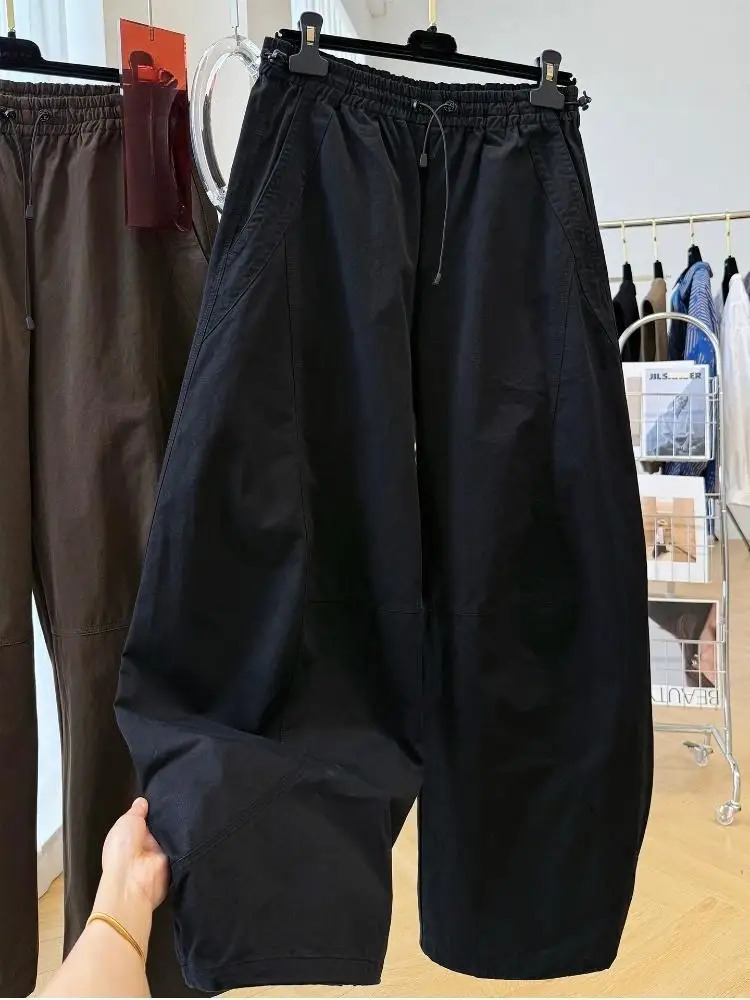 Style Loose Slim and Versatile Fashionable Comfortable Wide-leg Pants Simple Fashion Female Trousers251103