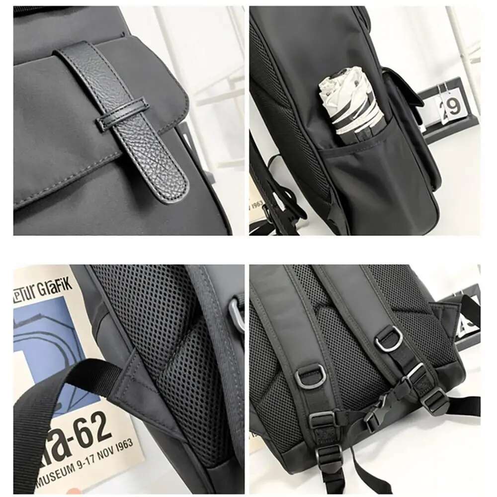 Men Multifunctional 17 Inch Large Capacity Travel School Backpack For Student Waterproof Computer Bag