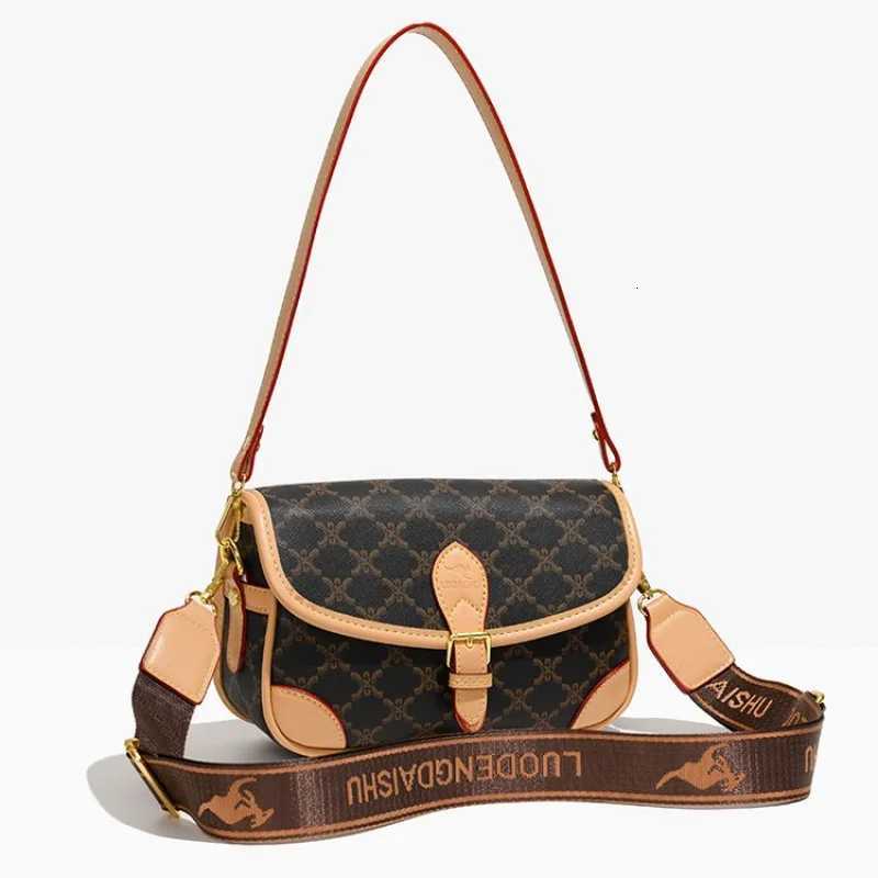 Fashionable Ladies Crossbody-Bag Crafted From Soft Leather Featuring High-End Quality And Paris Commuter Vintage LookW251107