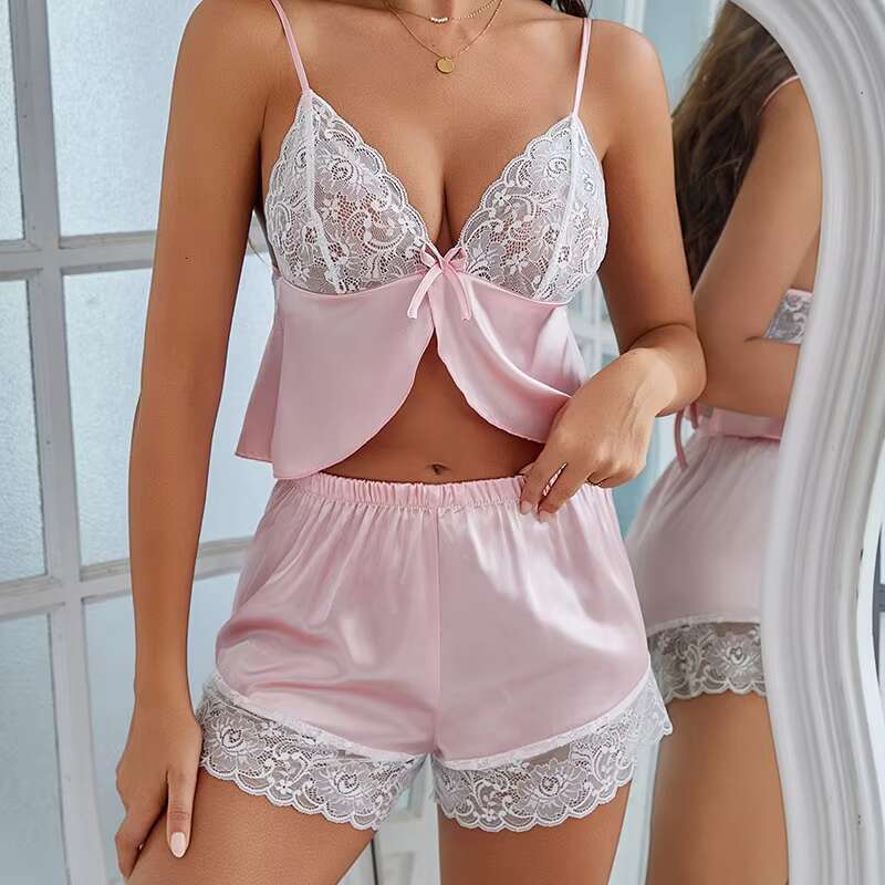Hot-Selg Ladies' Sexy Pamas In 2025. Newly Designed Lace Pama Sets. Direct Wholesale From The Manufacturer.