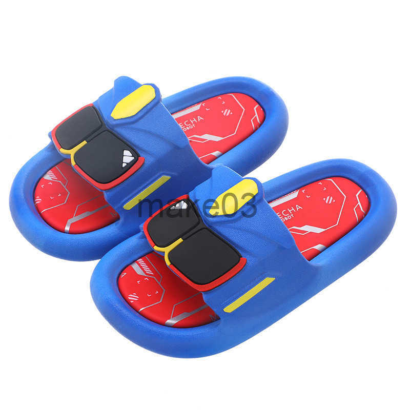 Summer high-value black sunglasses childrens boys handsome personality beach slippers for babies middle-aged children J250403