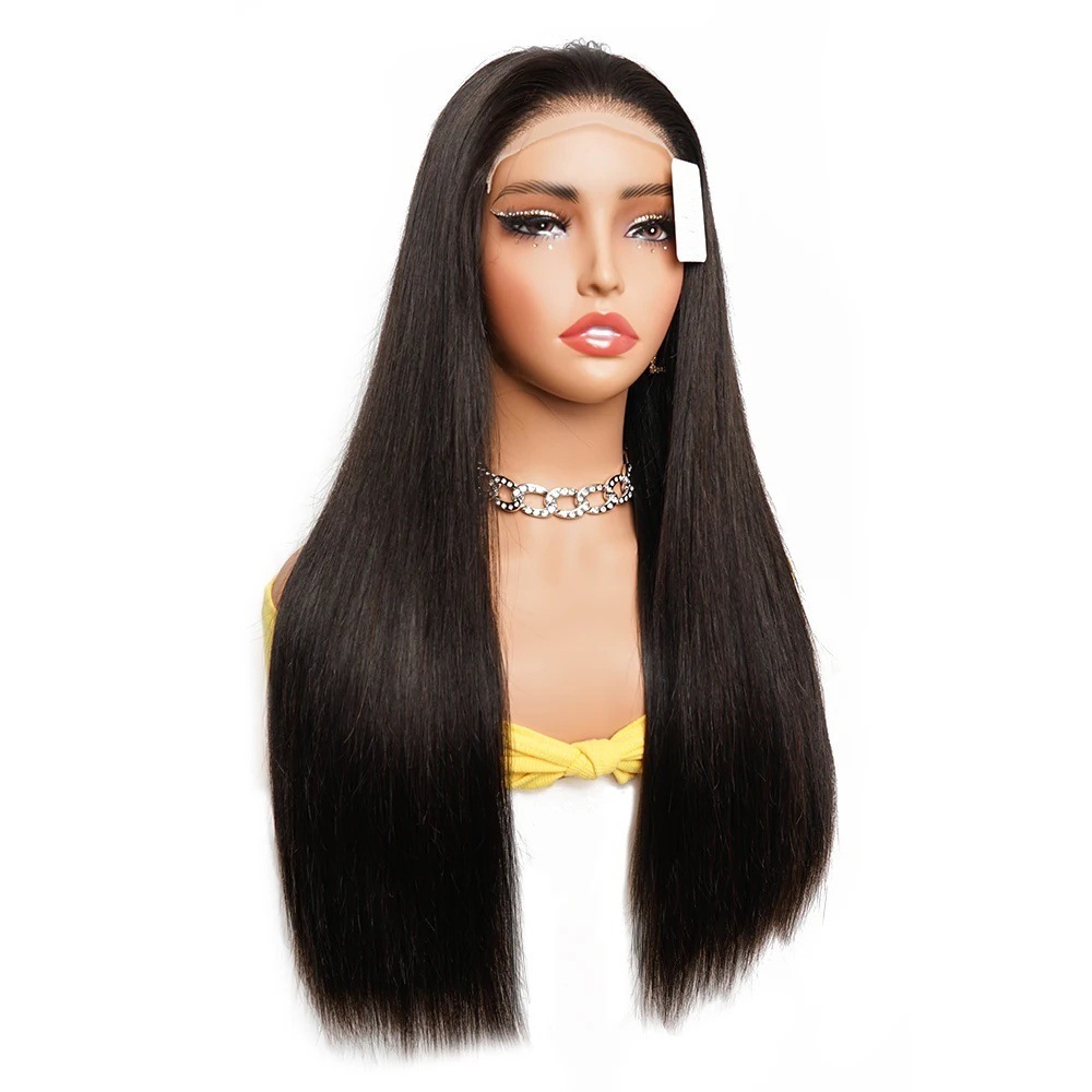 13A HD 5*5 Glueless Bob 300%Density Bone Straight