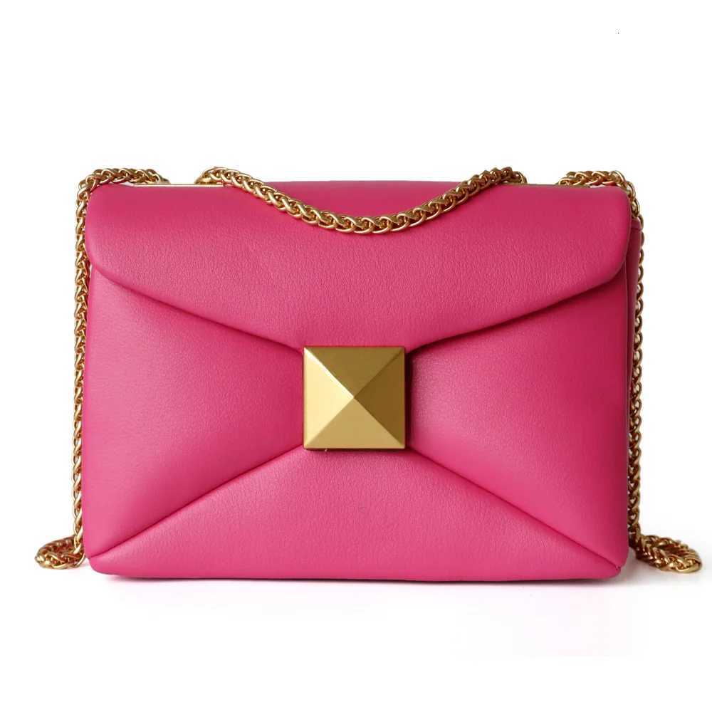 UBELLIN Womens Bag Luxury Designer Fashion Real Leather Crossbody Small Square Bag High Quality Cowhide Underarm Shoulder BagsW251107