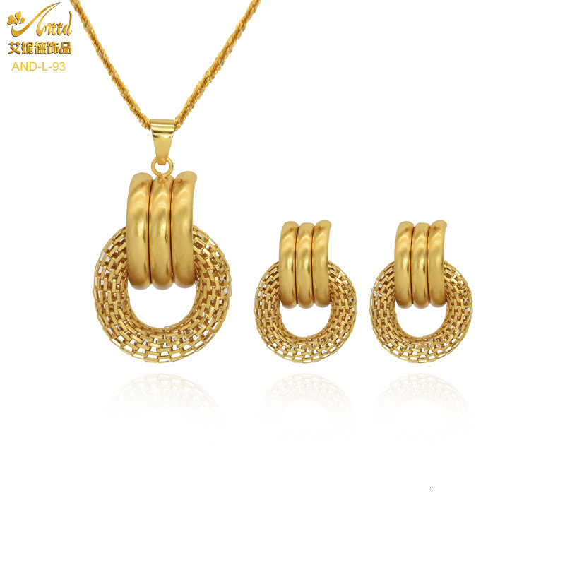 est Big Leaf Pendant Sets Brazilian Jewelry for Women Bridal Party FHK17876 241107