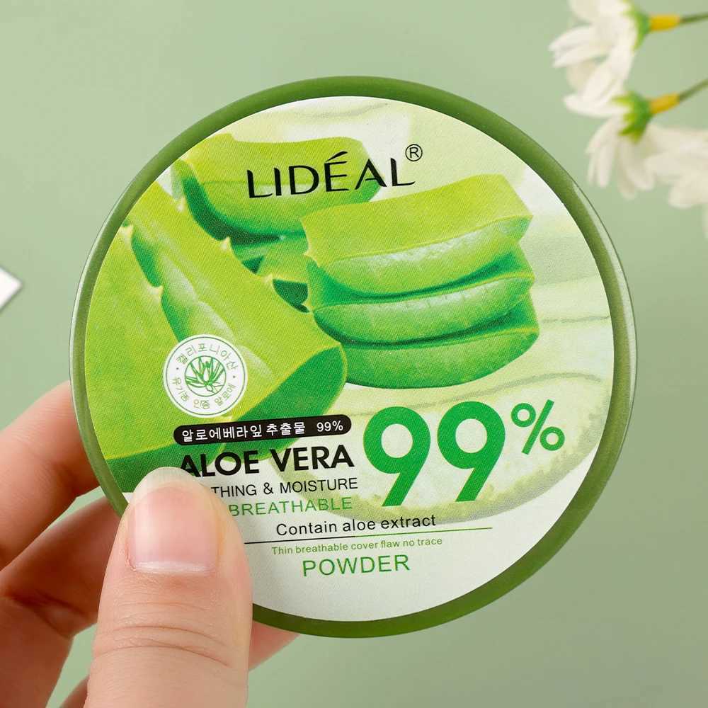 99% aloe facial powder smoothing powder waterproof and moisturizing concealer bright facial makeupXJ250407