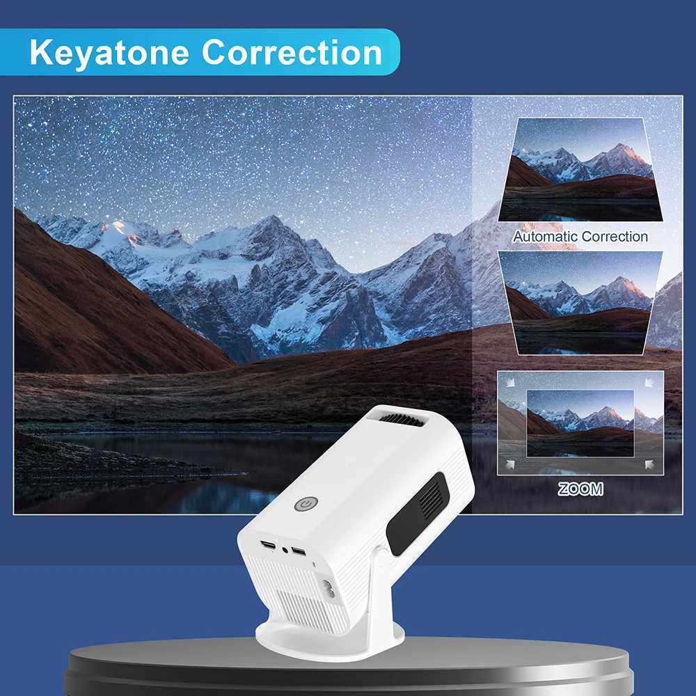 Salange P330 Portable Mini Projector 720P 1080P 4K 8K Support Android 11 300ANSI Wifi6 BT5.0 Auto Keystone 270 Free Projection X250407