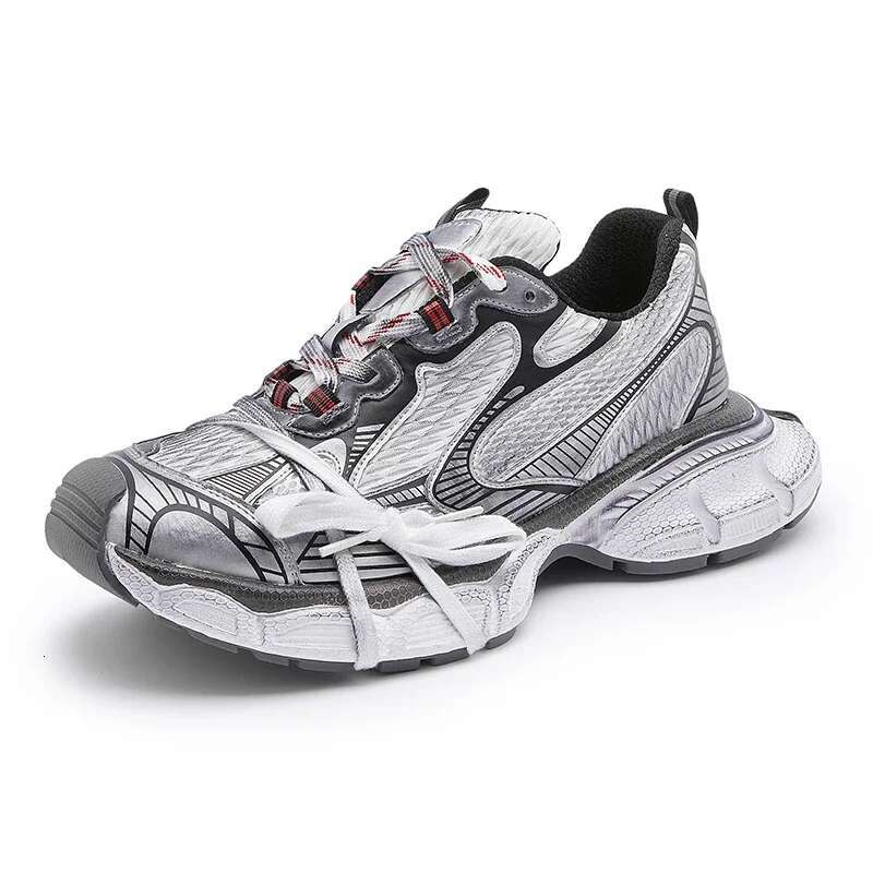 Designer Sport Shoes For Women Lace Up Running Casual Sneaker Breathable Tennis Female Flat Trainers Trend Fashion