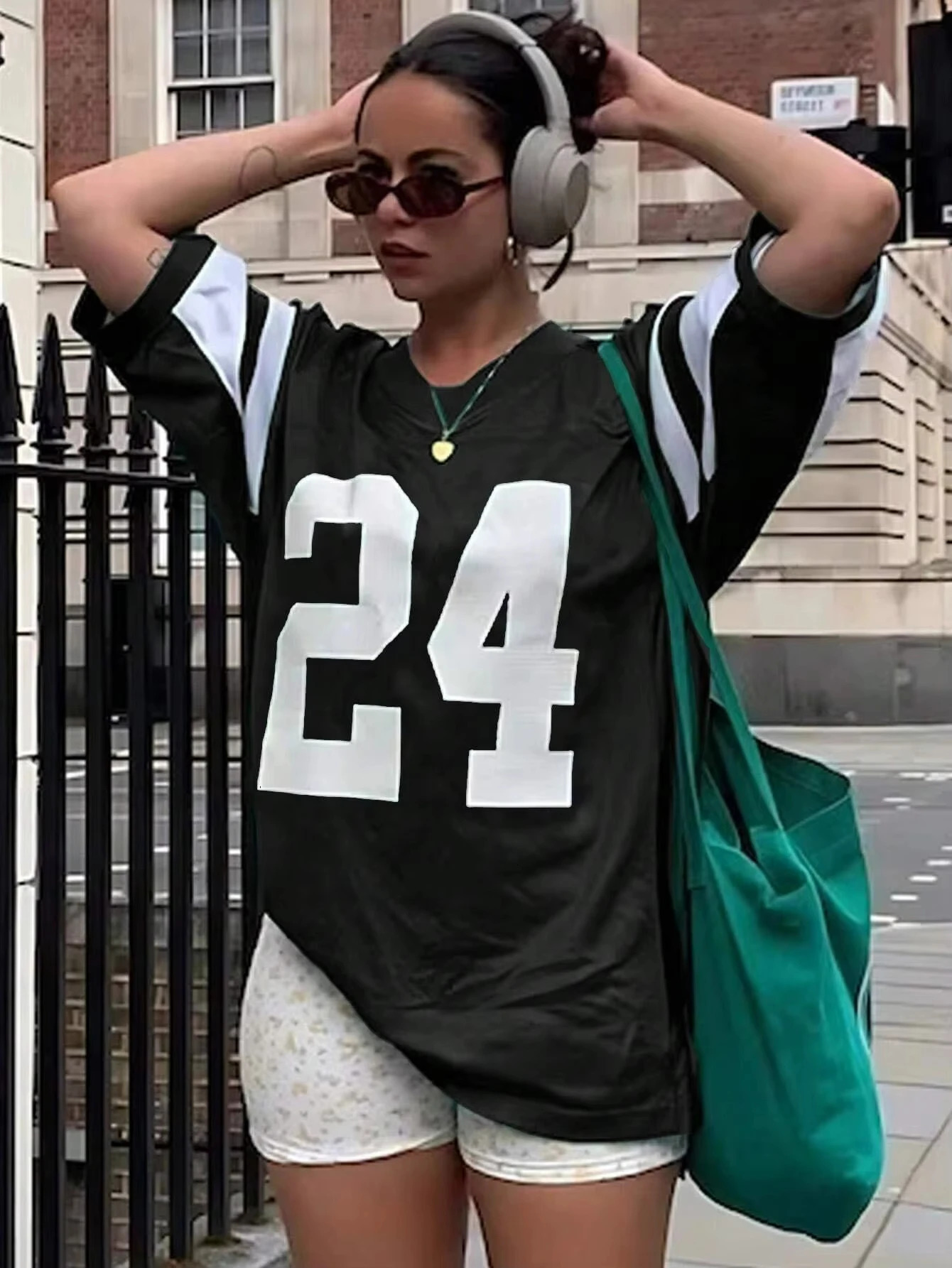 Summer Fashion Sport Jersey Number 24 Mens Tshirt Oneck Harajuku Trend Style Womens Casual Oversized Top 250407