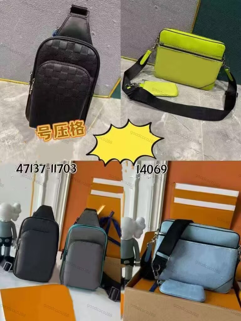 men embossing cross body bag men messengers piece set in luxury designer bags tote bag messenger bags handbag shoulder man bag with purse wallet clutch handbag 694438