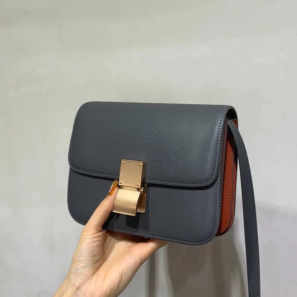 Cowhide tofu bag 2025 luxury design one-shoulder crossbody bag genuine leather commuting fashion ladies handbag small square bagW251107