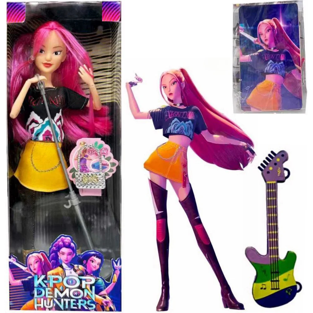 Korean Wave Girl Group K-POP Witch Hunt Doll Rumi Mirazoi Toy Vinyl Doll Christmas Childrens Birthday Gift 251105