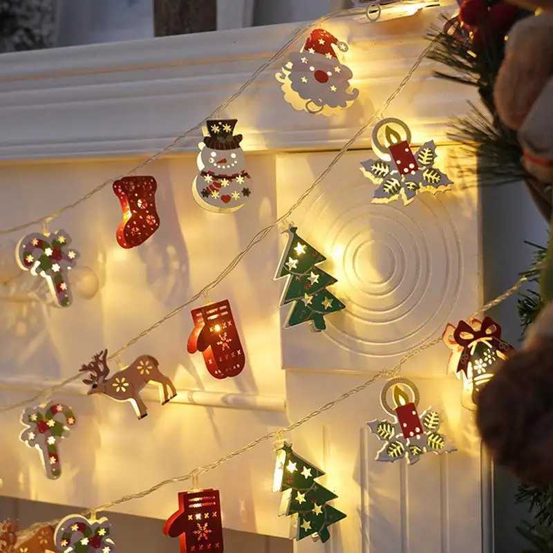 Christmas Light String Decorative LED String Lights For Indoor Christmas Tree Cute Festival Parties Lighting Winter Holiday W251107