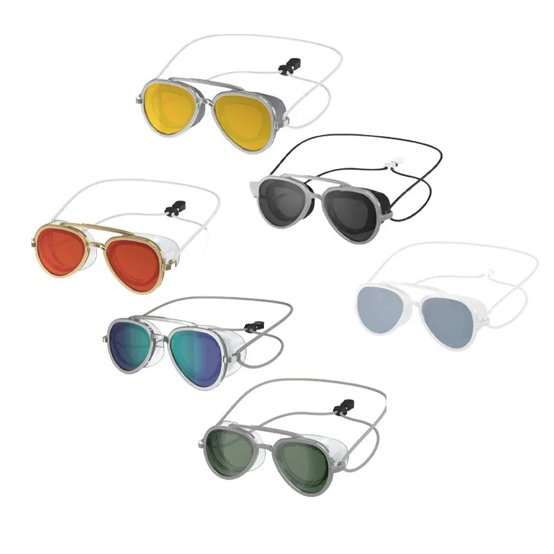 Professional AntiFog Swimming Goggles FullView Retro Style for Men And Women Full Angle Water Sports Goggles 251027