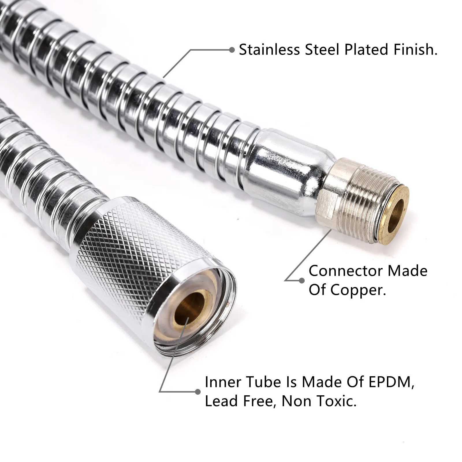 Kitchen Faucet Pl Out Hose Stainless Steel PlatedM15G1/2 78inch Replacement Cpatible With Grohe Ladylux EuroPlus Alira Y251107