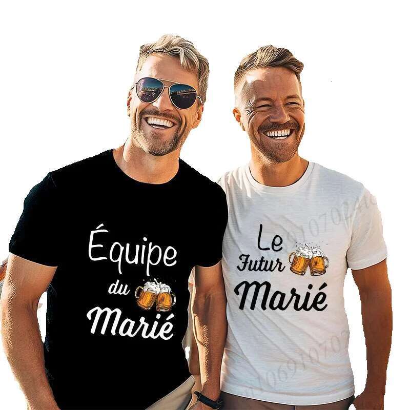 EVG French team men's T-shirt lacks beer, girl's life funeral fashion clothing