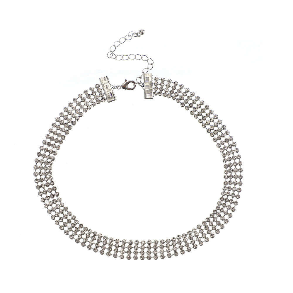 Hot selg exquisite NEW claw sier personalized fashion necklace popular trend drip neck chain dinner accessories for women