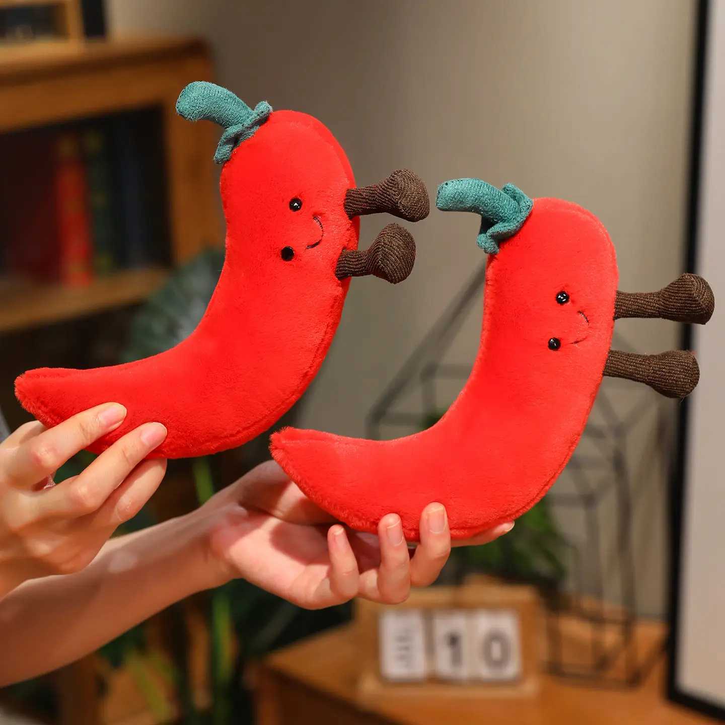 Holidry Cane Spicy Chili Plush Toys Festive Character Designs Soft Material Great Christmas Decorations Unique Presents Kid Girl C251107