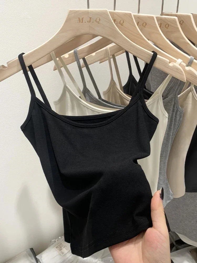 Sleeveless Knitted Crop Top Green Sexy Basic Patch Work Summer Casual Cami Backless Y2k Retro Tank Womens 250407