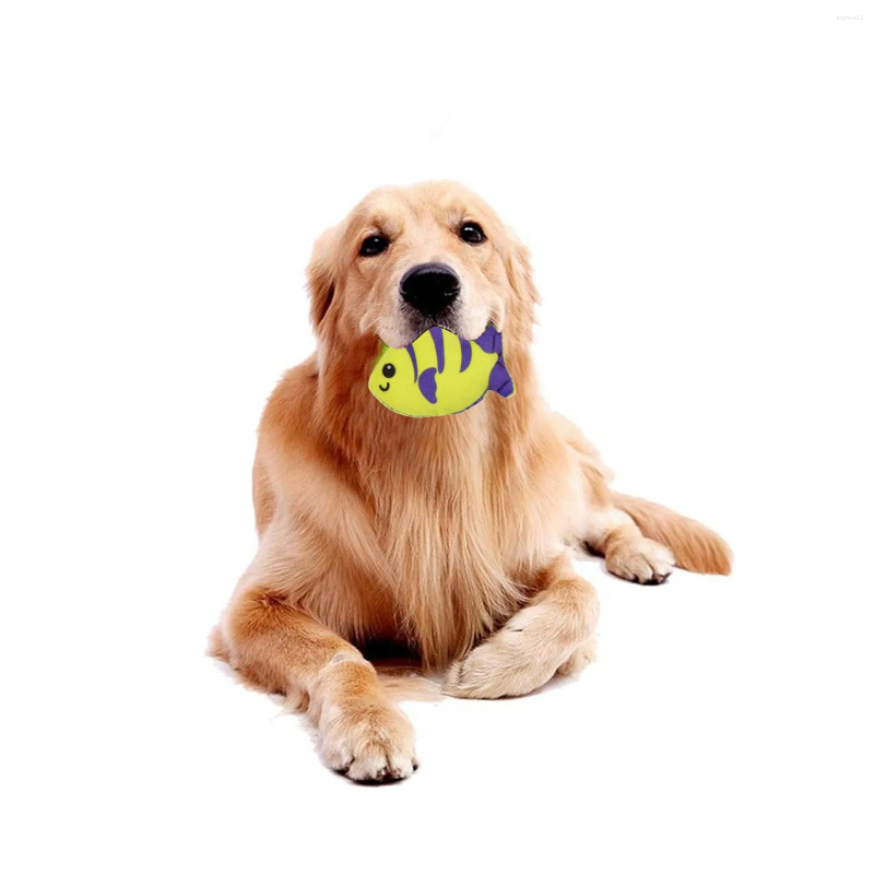 Update Soft Puppy For Teething Fish Plush Pet Toys Creative Tropical Running Compatible With Hine Exercise Heart Beat